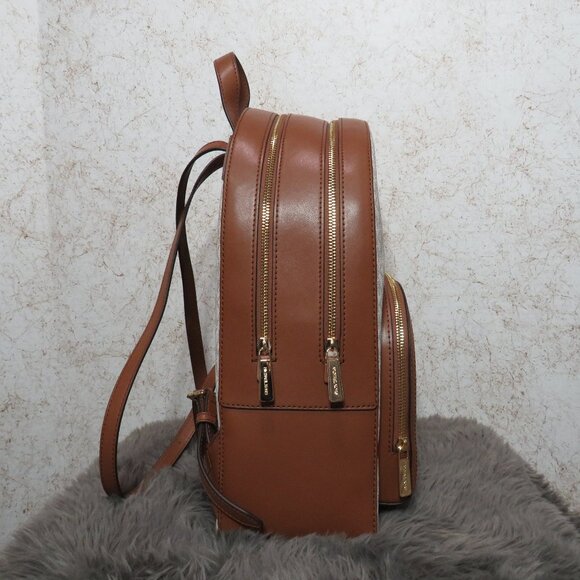 Michael Kors Jaycee Large Zip Pocket Backpack (Vanilla) main image 5